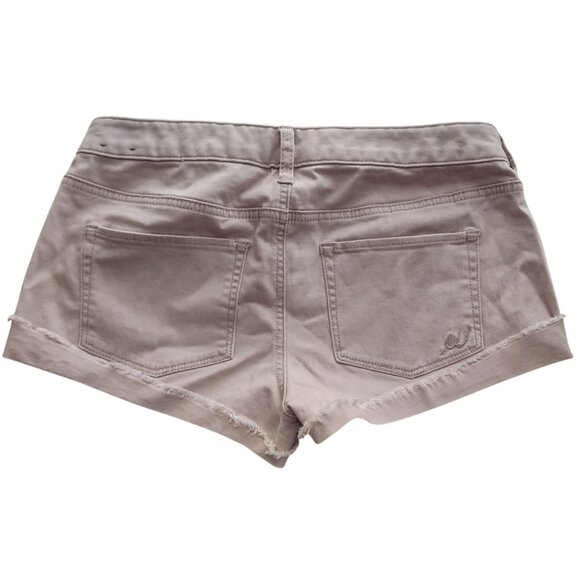 Express Shorts Womens Size 2 Pink Cuffed Cut-Off Jean Denim xs - Picture 2 of 5